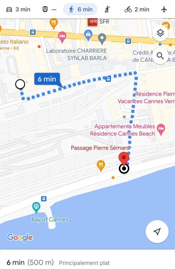 Appartement A 2 Pas De La Mer Cannes Zewnętrze zdjęcie